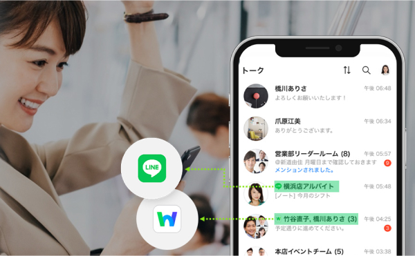 LINE WORKS with KDDI